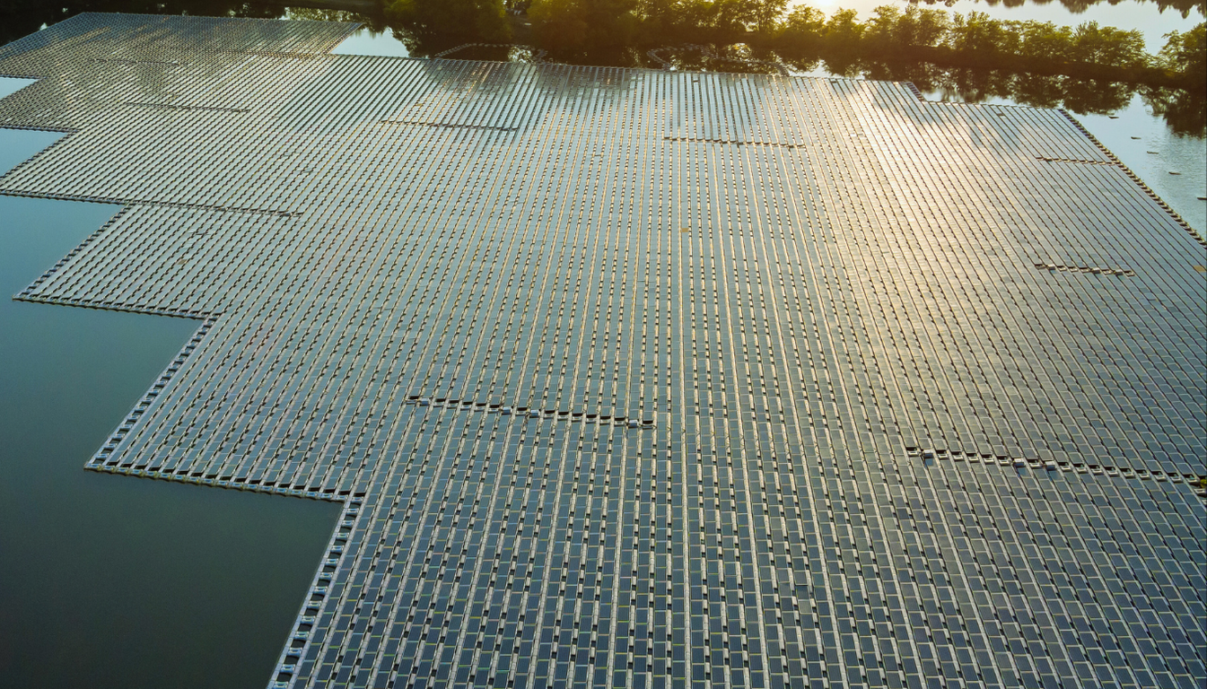 Floating Solar Farms for Renewable Energy